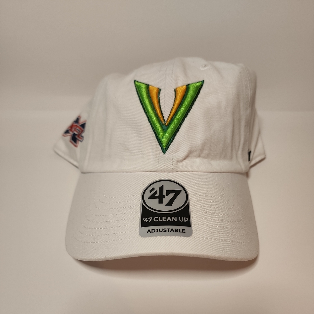 '47 Brand XFL Tampa Bay Vipers Clean Up White Adjustable Hat XFL
